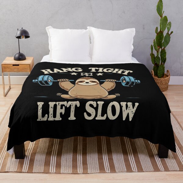 Item preview, Vintage Sloth Gym Master - Hang Tight, Lift Slow designed and sold by Sahil Randhawa.