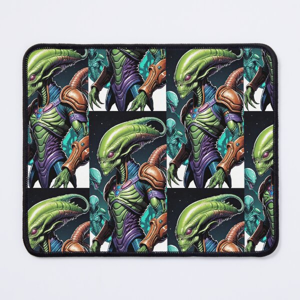 Item preview, Cosmic Kaleidoscope: Vibrant Alien Encounter designed and sold by GrizzlyCollective.