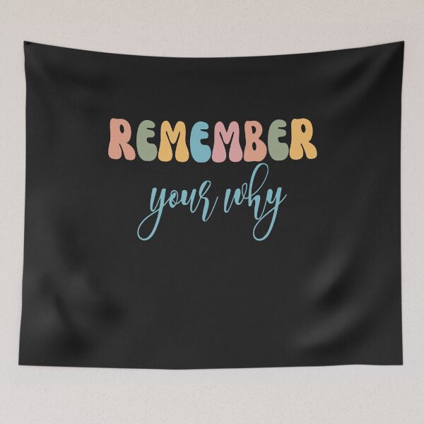 Item preview, Remember Your Why Gym Motivation Fitness Inspirational designed and sold by Pitchou07.
