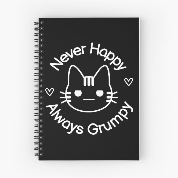 Item preview, Angry Cat - Never Happy Always Grumpy designed and sold by RedRosePrints.