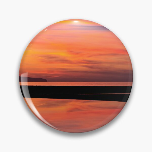 Item preview, Seascape Sunset Rhyl Wales designed and sold by AJEvans.