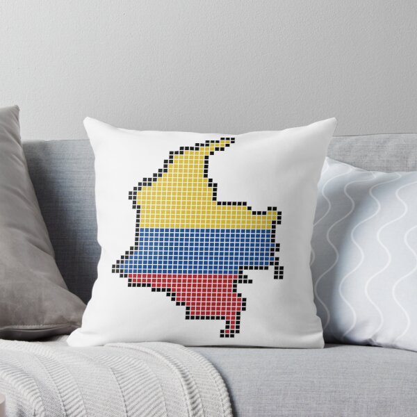 Aperçu de l'œuvre Colombie en blocs 8 bits créée et vendue par GraphicBazaar.