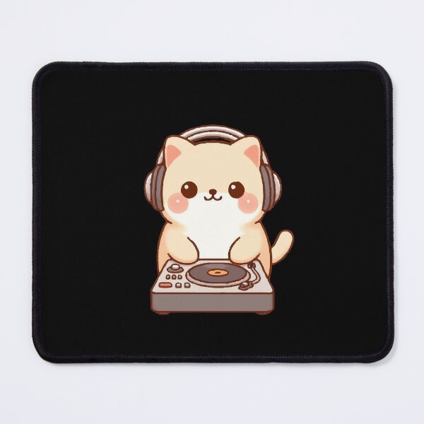 Item preview, Dj Cat Edm Music Lover designed and sold by SOMI SOMI.