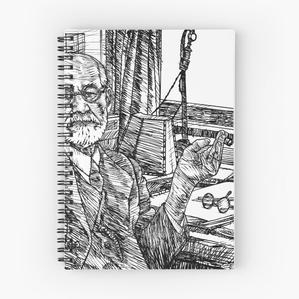 Item preview, SIGMUND FREUD ink portrait .3 designed and sold by lautir.