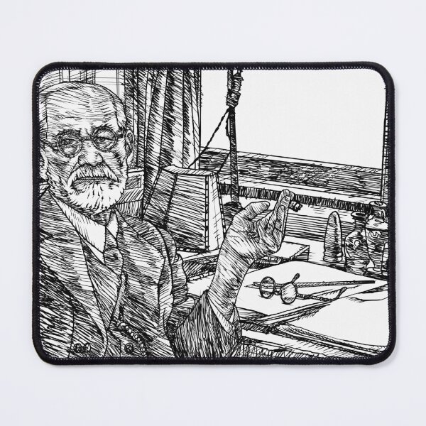 Item preview, SIGMUND FREUD ink portrait .3 designed and sold by lautir.