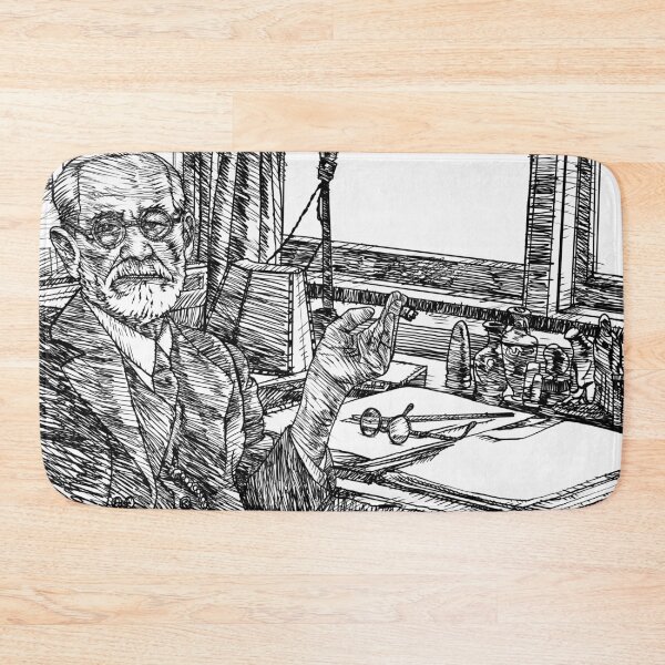 Item preview, SIGMUND FREUD ink portrait .3 designed and sold by lautir.