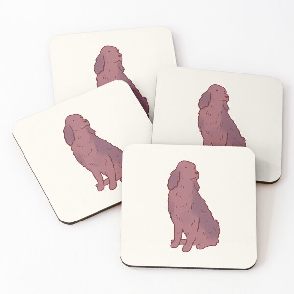 Item preview, Cute irish setters dog art designed and sold by Mayarart.