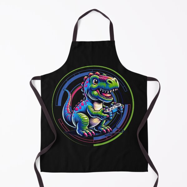 Item preview, Dinosaur Playing Video Game designed and sold by GrooveGrip.