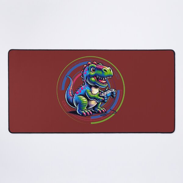 Item preview, Dinosaur Playing Video Game designed and sold by GrooveGrip.