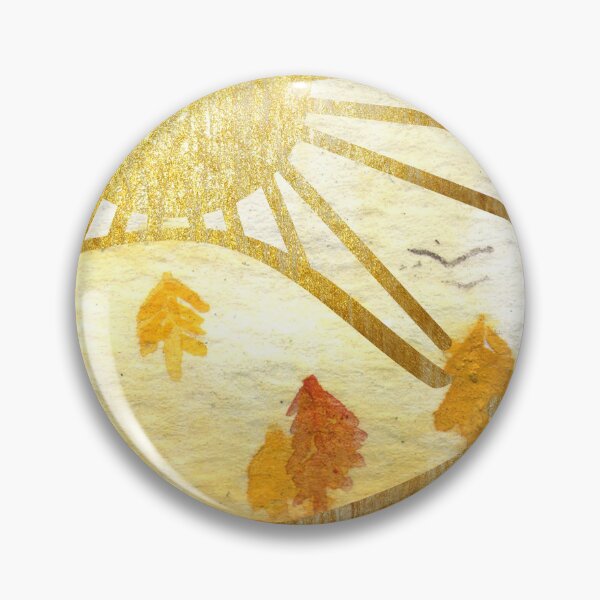Item preview, Fall Sun over golden foiled hills designed and sold by Aithlin123.