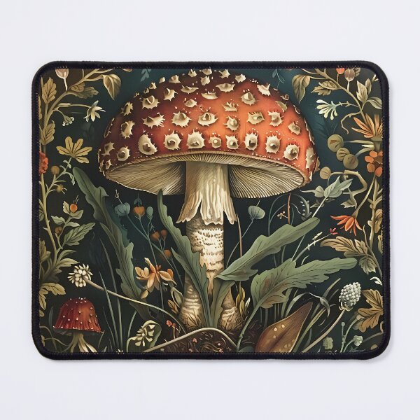 Item preview, Enchanted Toadstool in Vintage Botanicals designed and sold by HarperFox.