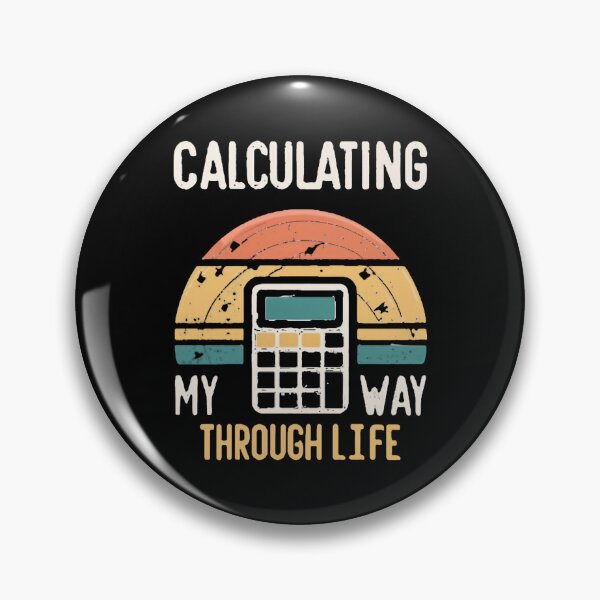 Aperçu de l'œuvre Calculer mon chemin à travers la vie Comptabilité drôle créée et vendue par DomTeesHaven.