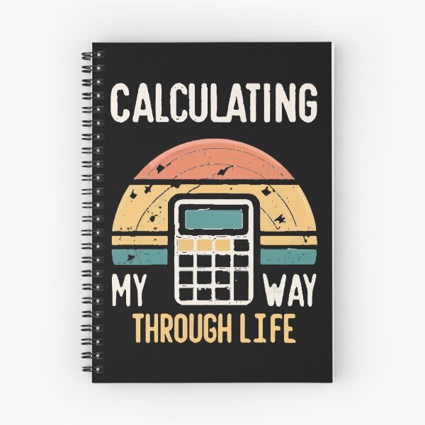 Aperçu de l'œuvre Calculer mon chemin à travers la vie Comptabilité drôle créée et vendue par DomTeesHaven.
