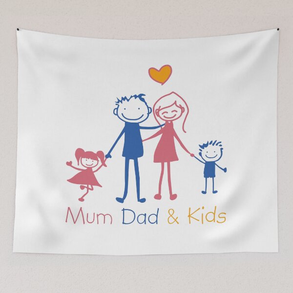 Item preview, father mother and children designed and sold by ShirtYourRide.