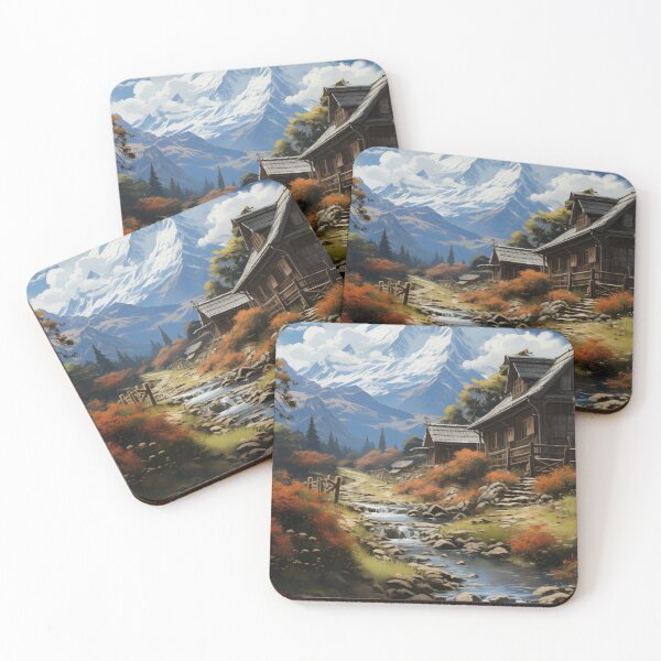 Item preview, Casa al lado de un canal El ambiente es tranquilo. designed and sold by Witoon077.