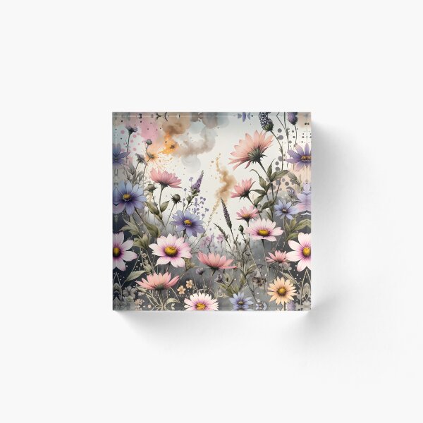 Item preview, wild fanatsy flower meadow designed and sold by Naturitude.