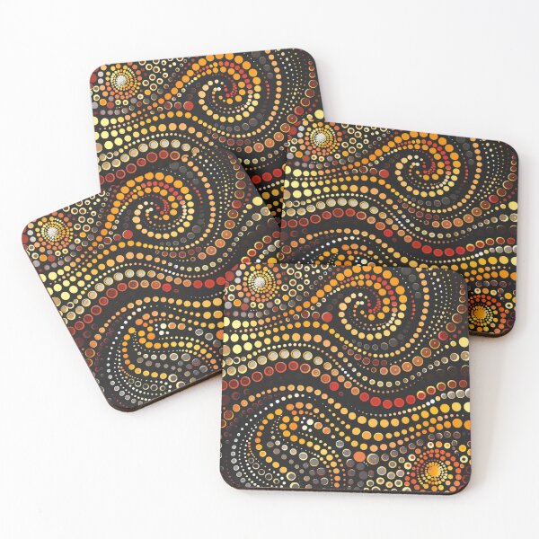 Item preview, Aboriginal Inspired Dot Art - Awesome Aspire designed and sold by GrinGalore.