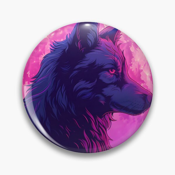 Item preview, Wolf against the background of the full moon designed and sold by HappyStickBike.