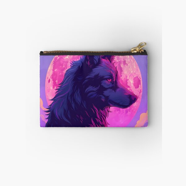 Item preview, Wolf against the background of the full moon designed and sold by HappyStickBike.
