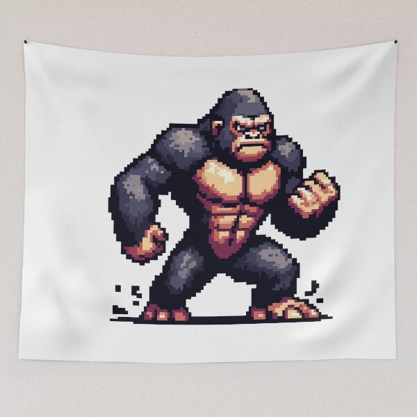 Item preview, Pixelated Primate  designed and sold by Apex-Ape.