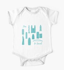 Unusual Japanese architecture. Travel and leisure. One Piece - Short Sleeve