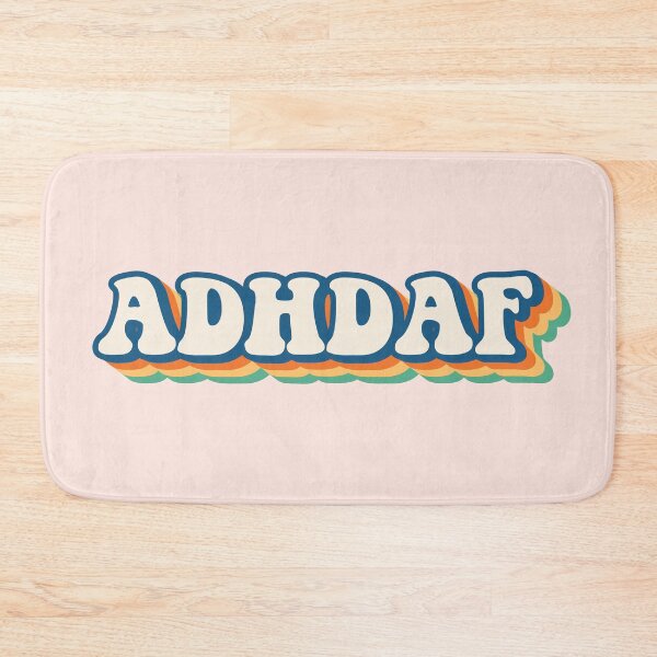 Item preview, ADHD as fu- retro rainbow designed and sold by MamSelle.