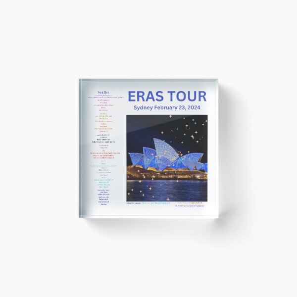 Item preview, Eras Tour Setlist - Sydney Night 1 designed and sold by LisaMichelleArt.