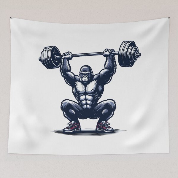 Item preview,  Powerlifting Primate designed and sold by Apex-Ape.