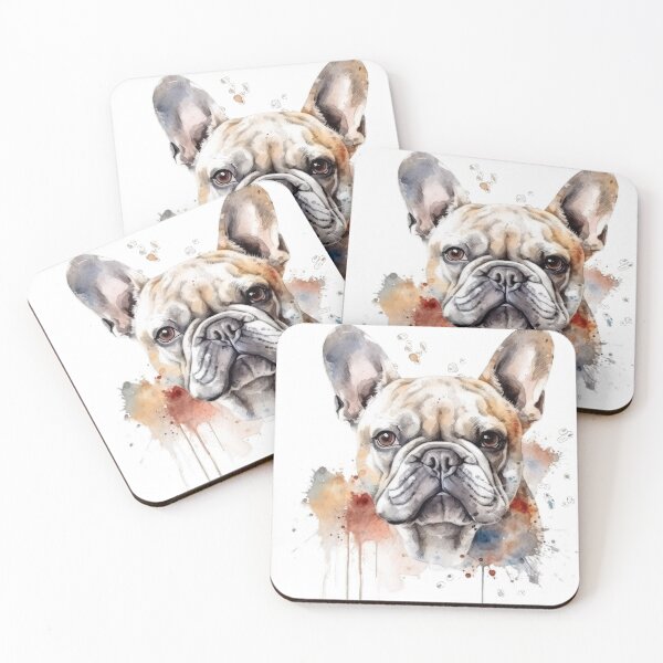 Item preview, French Bulldog Watercolor designed and sold by Plotterzebra.