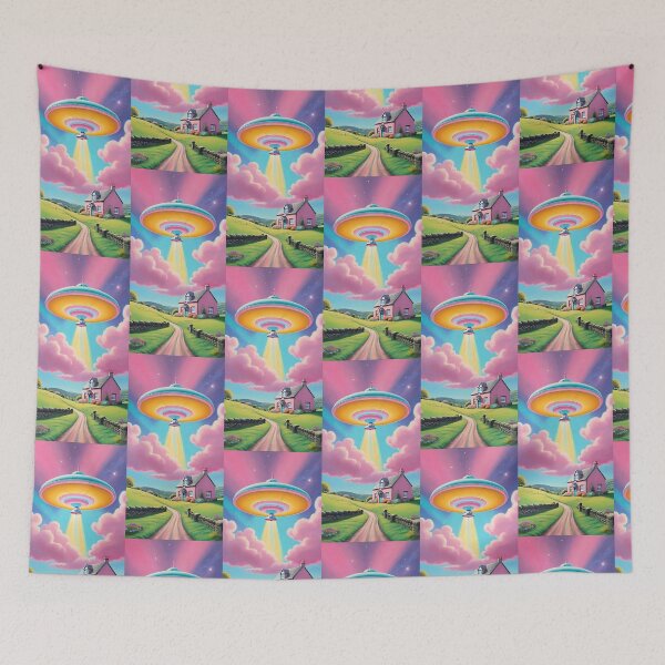 Item preview, Pink Cosmos: A Surreal Encounter with Extraterrestrial Splendor designed and sold by GrizzlyCollective.
