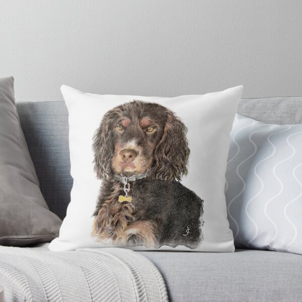 Item preview, Cocker spaniel coloured pencil drawing for charity designed and sold by JayTCee.