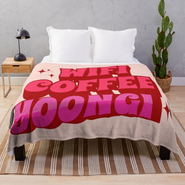 Item preview, WIFI coffee BTS yoongi suga typography kpop army | Morcaworks designed and sold by Morcawork.