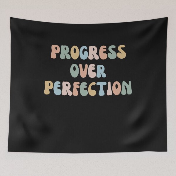 Item preview, Progress Over Perfection Shirt - Progress Is Not Linear designed and sold by Pitchou07.