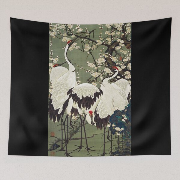 Item preview, Favourite Artist - Plum Blossoms and Cranes - Ito Jakuchu designed and sold by vmajzlik.