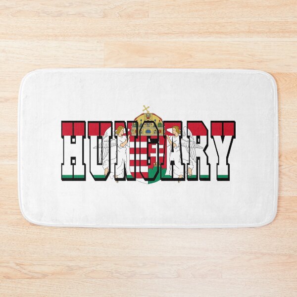 Item preview, Hungary Country Flag Typography designed and sold by TravelWish.