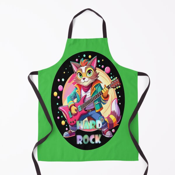 Item preview, Feline Jam,Hard Rock Serenade Hard Rock Cat designed and sold by AgarutanPrint.