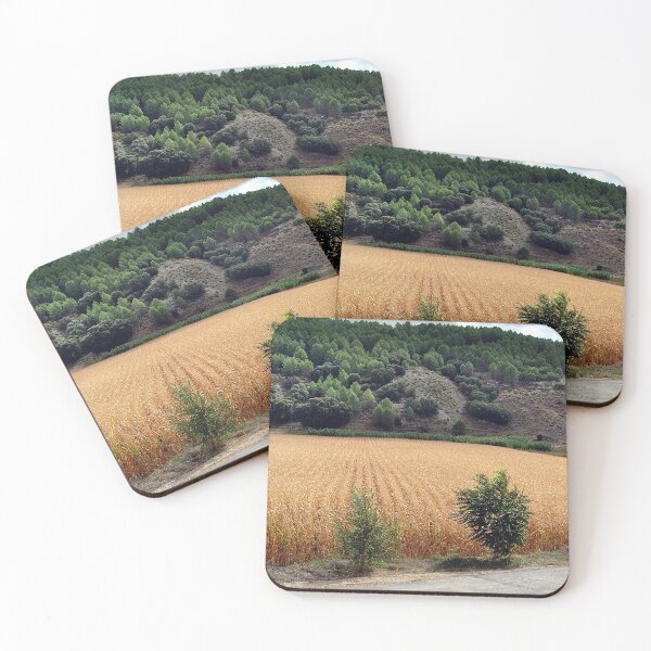 Item preview, Crop fields and road in Valdelaguna designed and sold by Luis J. de la Fuente.