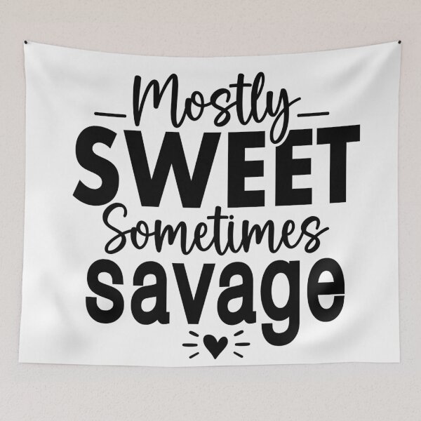 Item preview, Mostly Sweet Sometimes Savage  designed and sold by Hairball-Pets.
