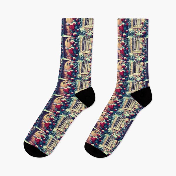 Item preview, Rose covered cottage winter 1920s Graphic design. music playing another room #musicfromanotherroom #vintageoldies designed and sold by ItsAKinkThing.