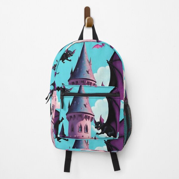 Item preview, Ghastly Dance: Bats Surround the Spire of the Roseate Citadel designed and sold by GrizzlyCollective.