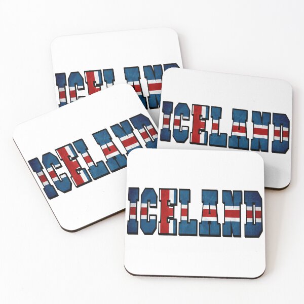 Item preview, Iceland Country Flag Typography designed and sold by TravelWish.