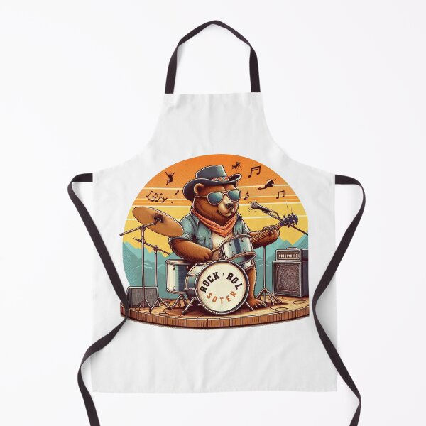 Item preview, Bear - Rock & Rol designed and sold by Savario.
