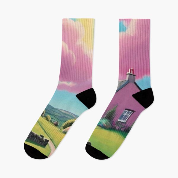 Item preview, Pink Haven: A Serene Retreat Amidst Hills of Bliss designed and sold by GrizzlyCollective.