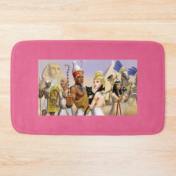 Item preview, Egyptian King Queen Pyramid Art designed and sold by creativityen.