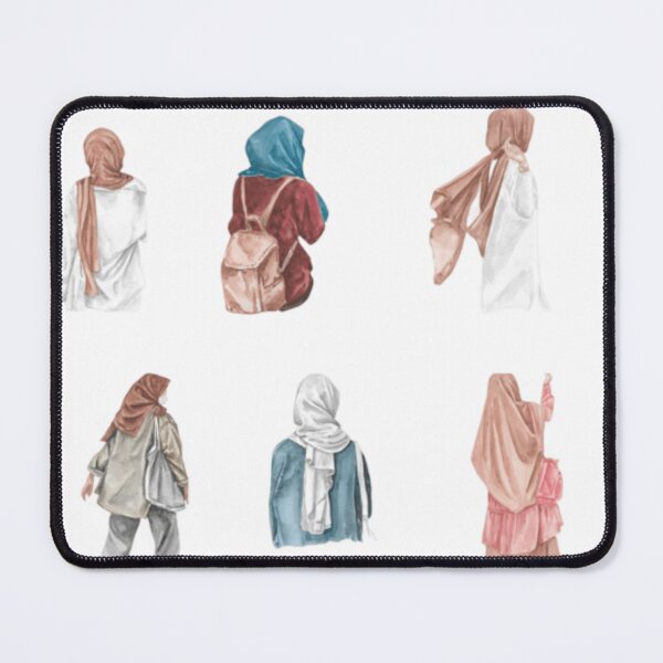 Item preview, Hijabi Girl Packs designed and sold by Zubiaxoo.