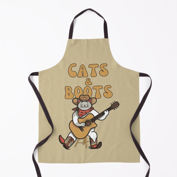 Item preview, Cats and Boots | Cat playing guitar designed and sold by Feline Rockstars.