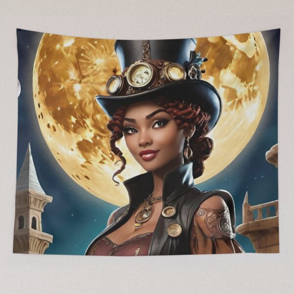 Item preview, Lunar Radiance: The Goddess Beneath the Moon’s Gaze designed and sold by GrizzlyCollective.