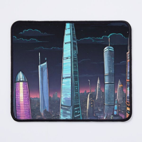 Item preview, Skybound Horizons: Futuristic Skyscrapers of Tomorrow designed and sold by GrizzlyCollective.