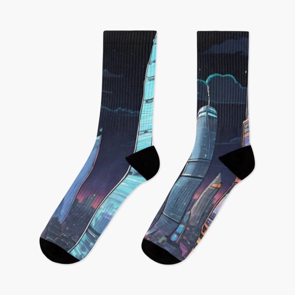 Item preview, Skybound Horizons: Futuristic Skyscrapers of Tomorrow designed and sold by GrizzlyCollective.