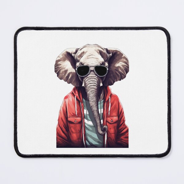 Item preview, Elephant hipster designed and sold by Toms Tee.